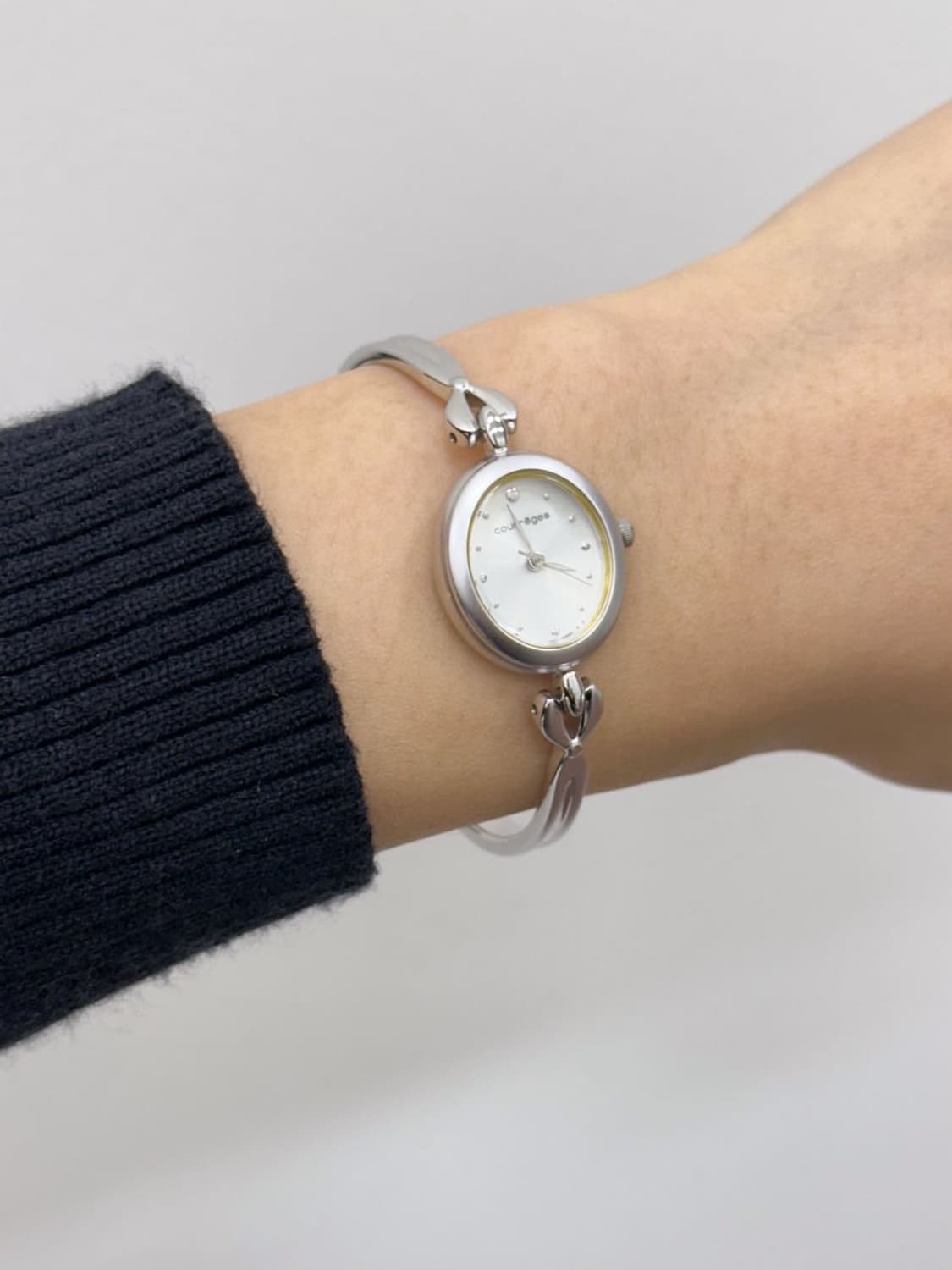 courreges / 꾸레쥬 실버 뱅글 시계  상품이미지10