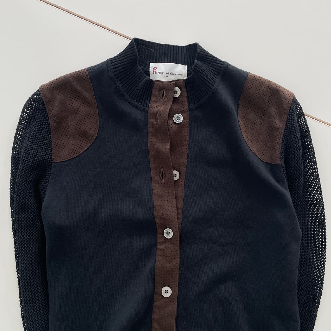 로베르타 디 까메리노 38|여성55 이태리 빈티지 메쉬 니트 가디건 상품이미지4