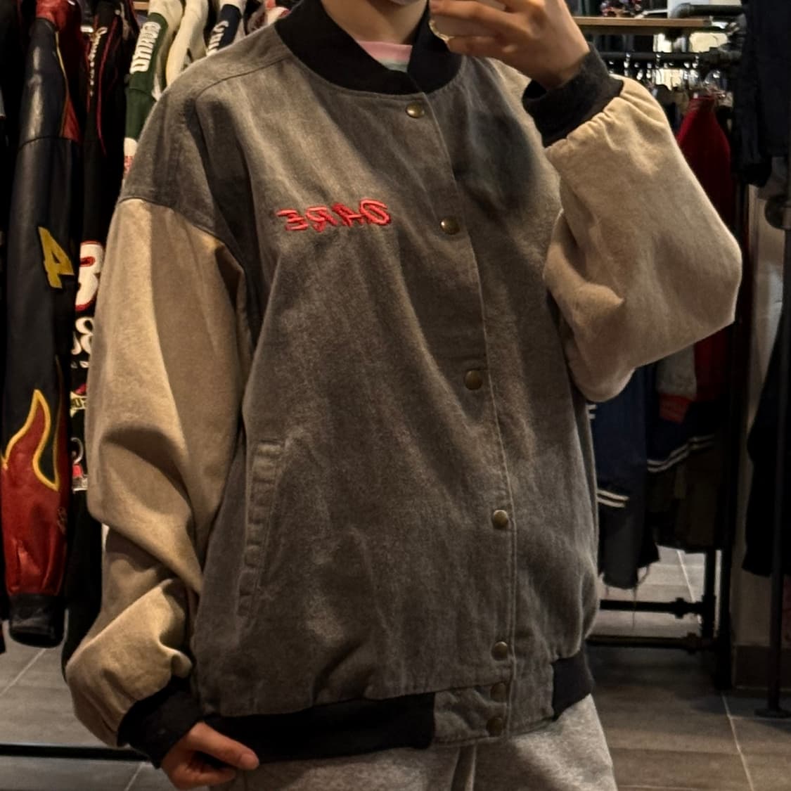 [NO.9] VTG 데님 바시티 자켓 상품이미지3