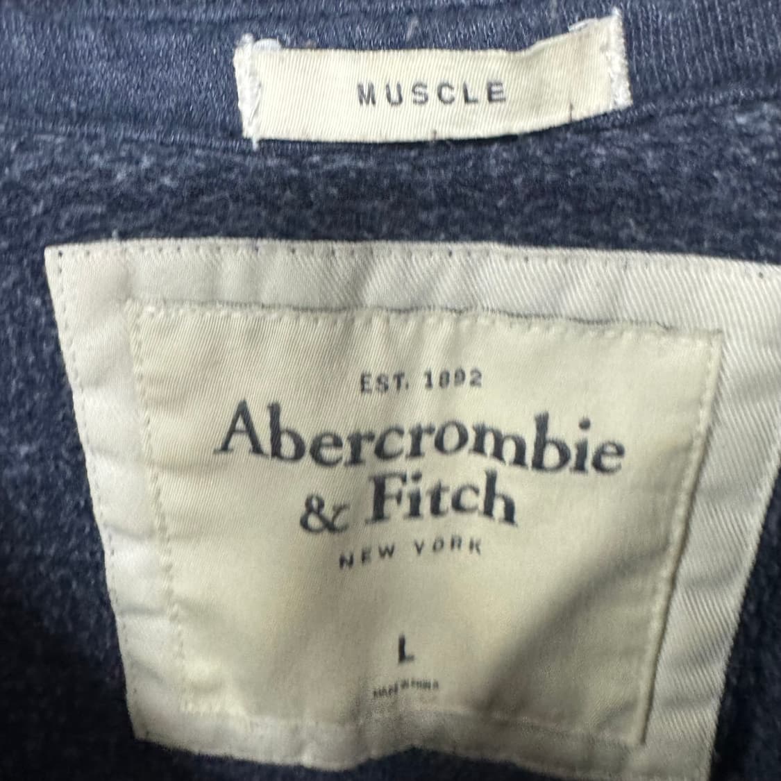 아베크롬비 AFNY 로고 슬리브맨투맨 상품이미지3