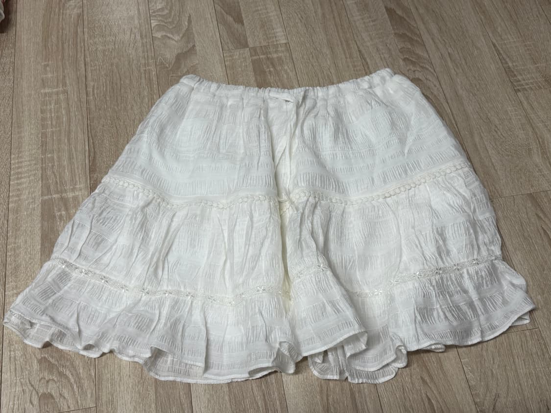 리터 미미 태슬 스커트 캉캉 화이트 상품이미지4