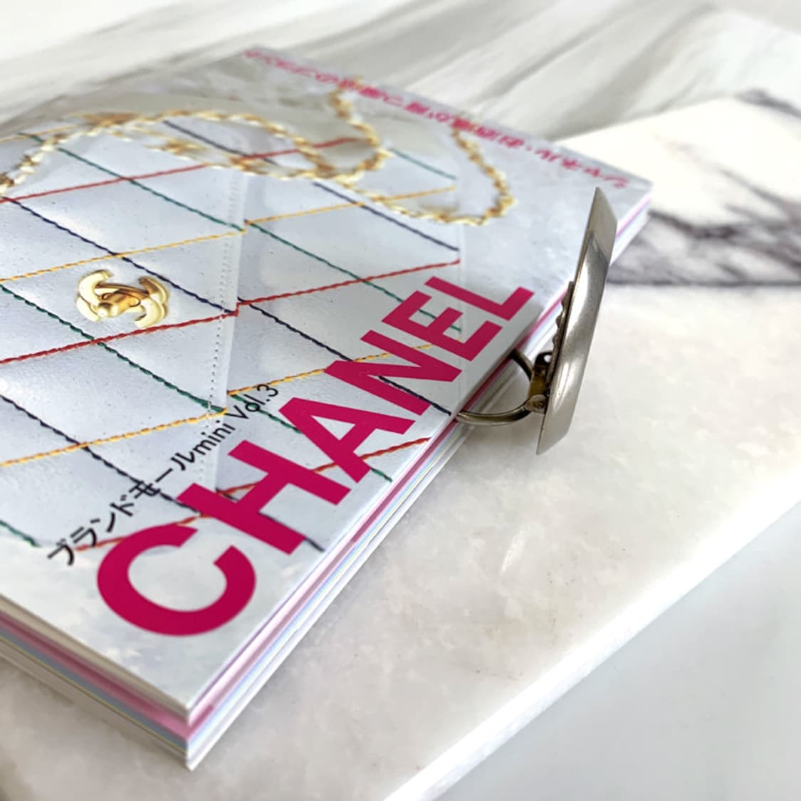 샤넬 빈티지 머니클립 브로치 스카프링 99P 상품이미지5