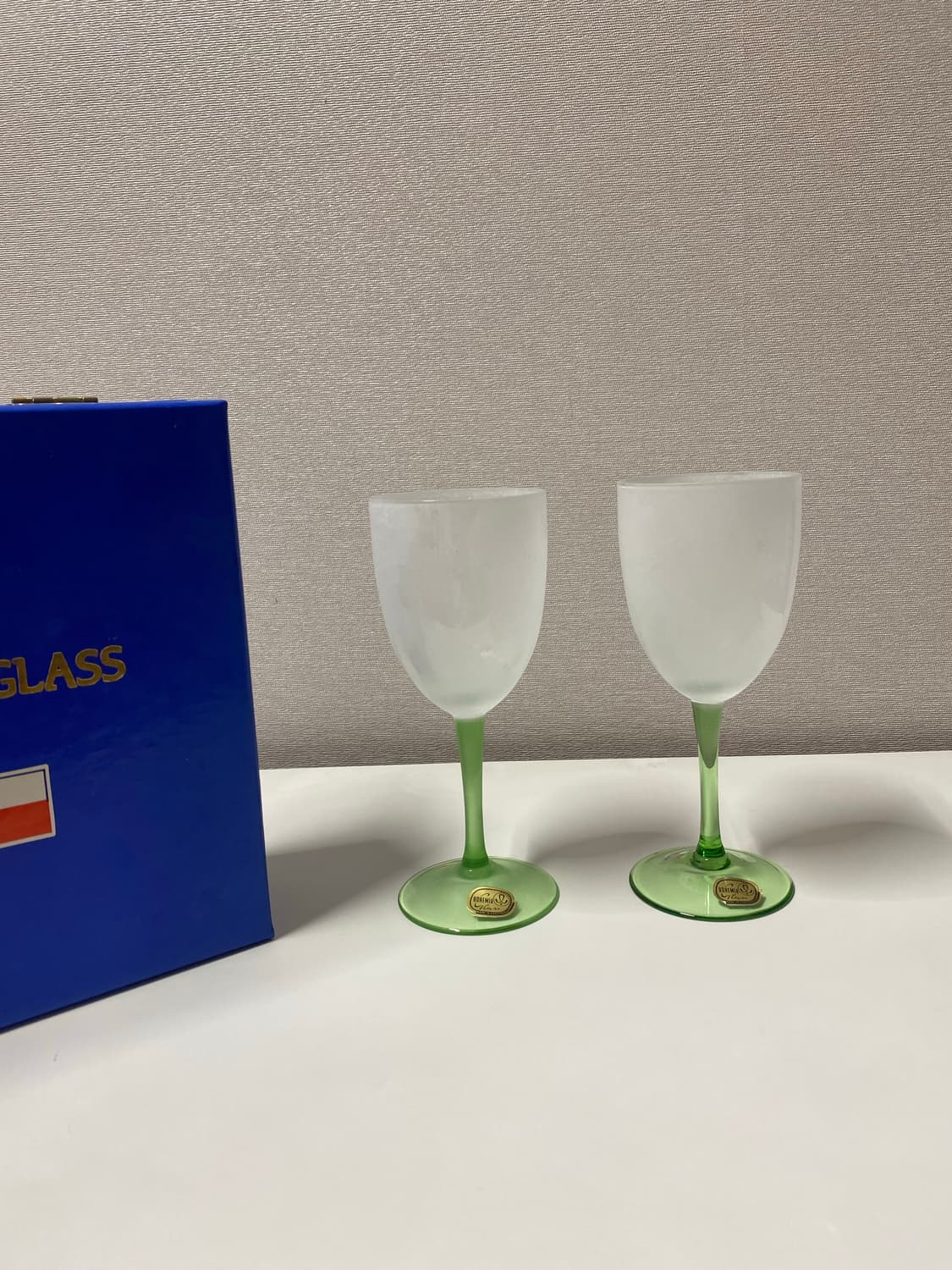 미사용 체코 보헤미아 와인잔 글라스 세트 상품이미지2