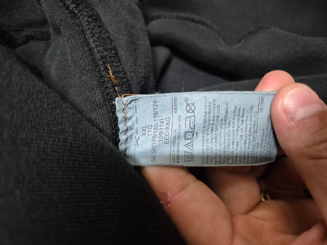 [XXL] 이지갭 블랙 검정 후드 티셔츠 상품이미지4