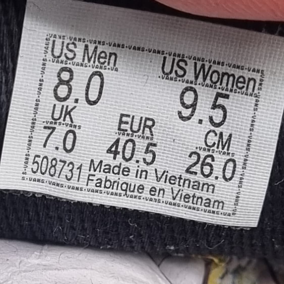 반스 애너하임 팩토리 남성스니커즈260  상품이미지6