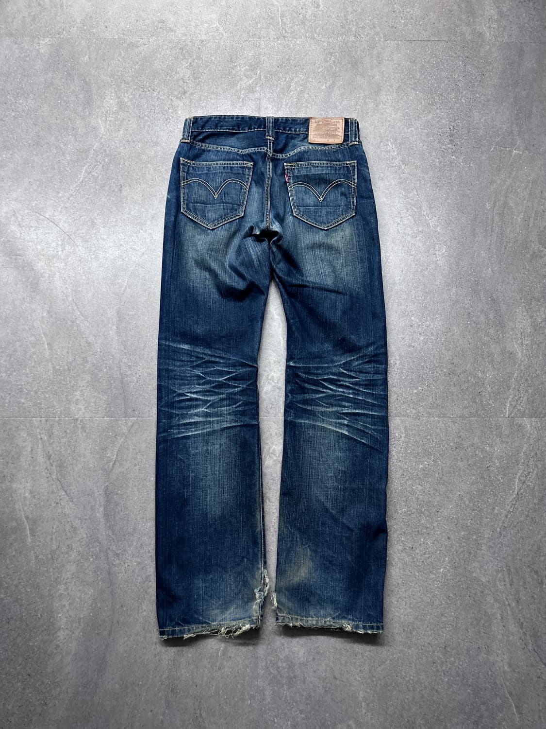 리바이스 501 하드 페이딩 스트레이트 데님 상품이미지6