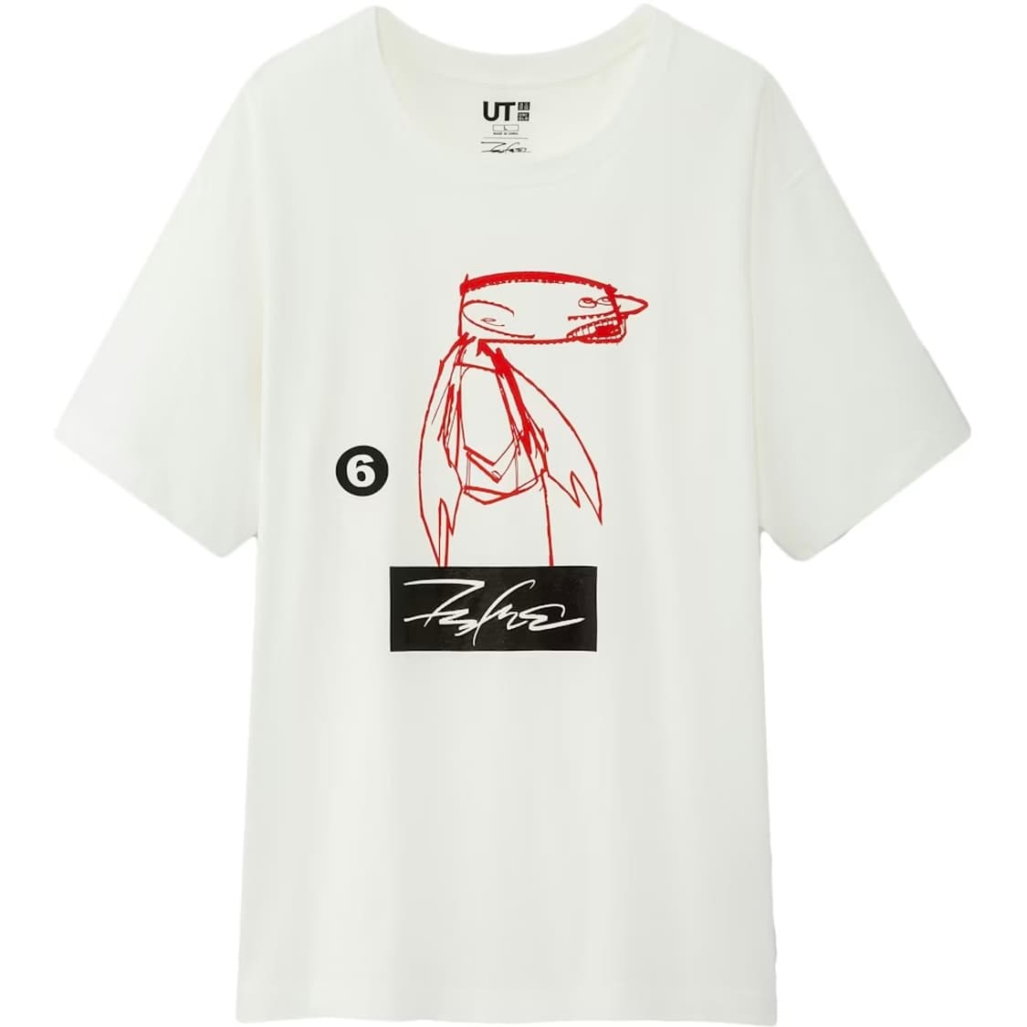 퓨츄라(Futura) x 유니클로 스케치 그래픽 티셔츠, XL 상품이미지6
