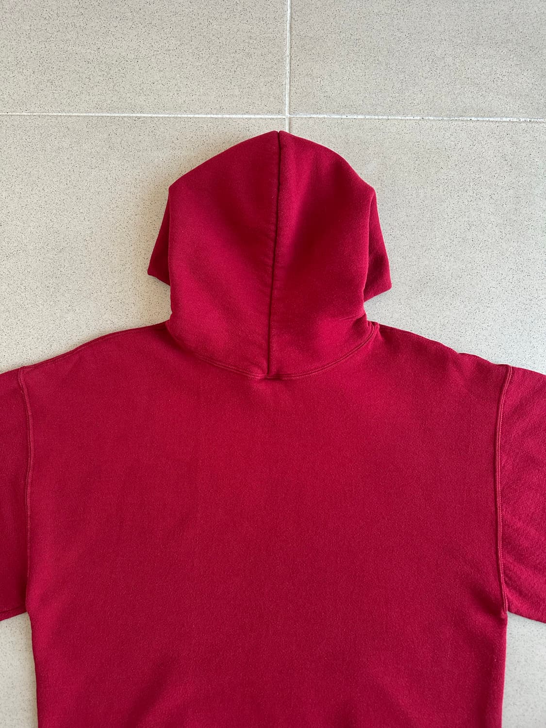 90s 빈티지 러셀 후드 버건디 L USA 상품이미지5