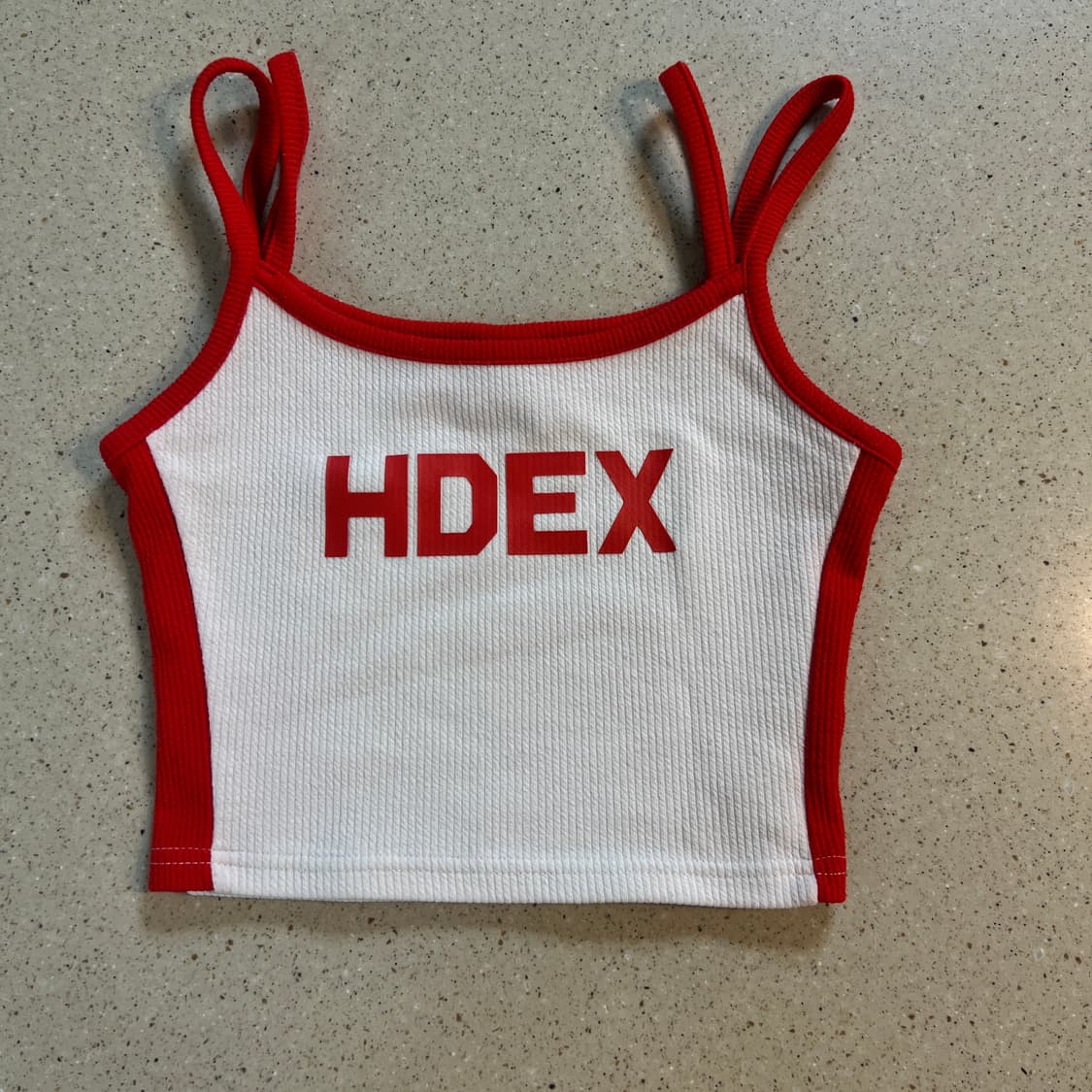 에이치덱스 HDEX 크롭 나시 S사이즈 상품이미지1