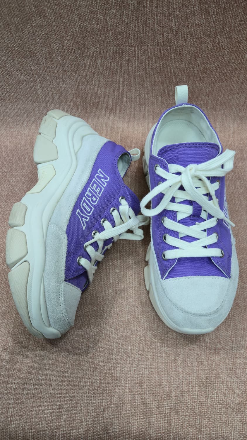 널디 240mm-  젤리그 캔버스 로우 퍼플  상품이미지1