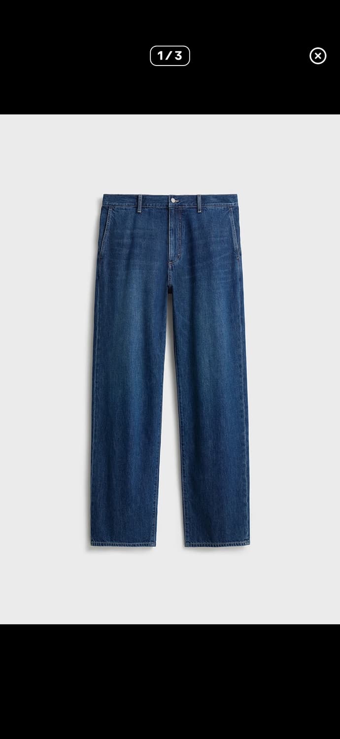 포터리 데님 6 사이즈 2장 상품이미지1