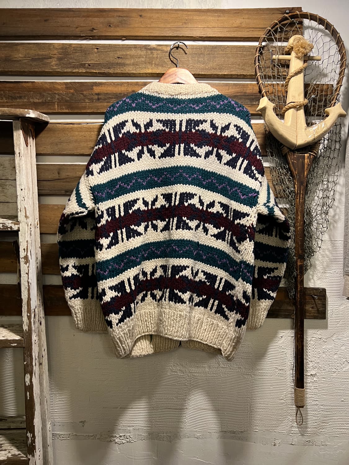 [L]90's 빈티지 핸드메이드 패턴 스트라이프 에콰도르 스웨터 상품이미지7