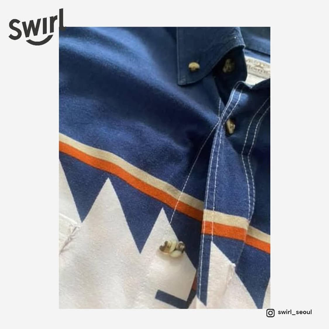 🌊Western frontier Navajo shirts 상품이미지6