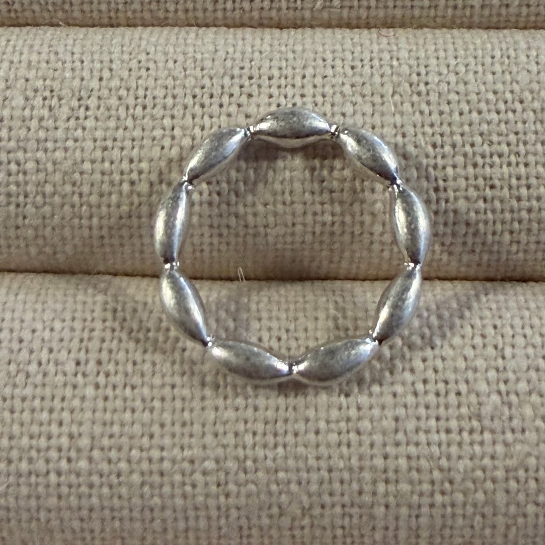 새상품 여성 신주 은도금 쌀알 반지 상품이미지4