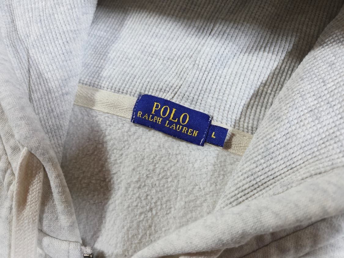 폴로 랄프로렌 아이보리 화이트 빅포니 후드집업 상품이미지4