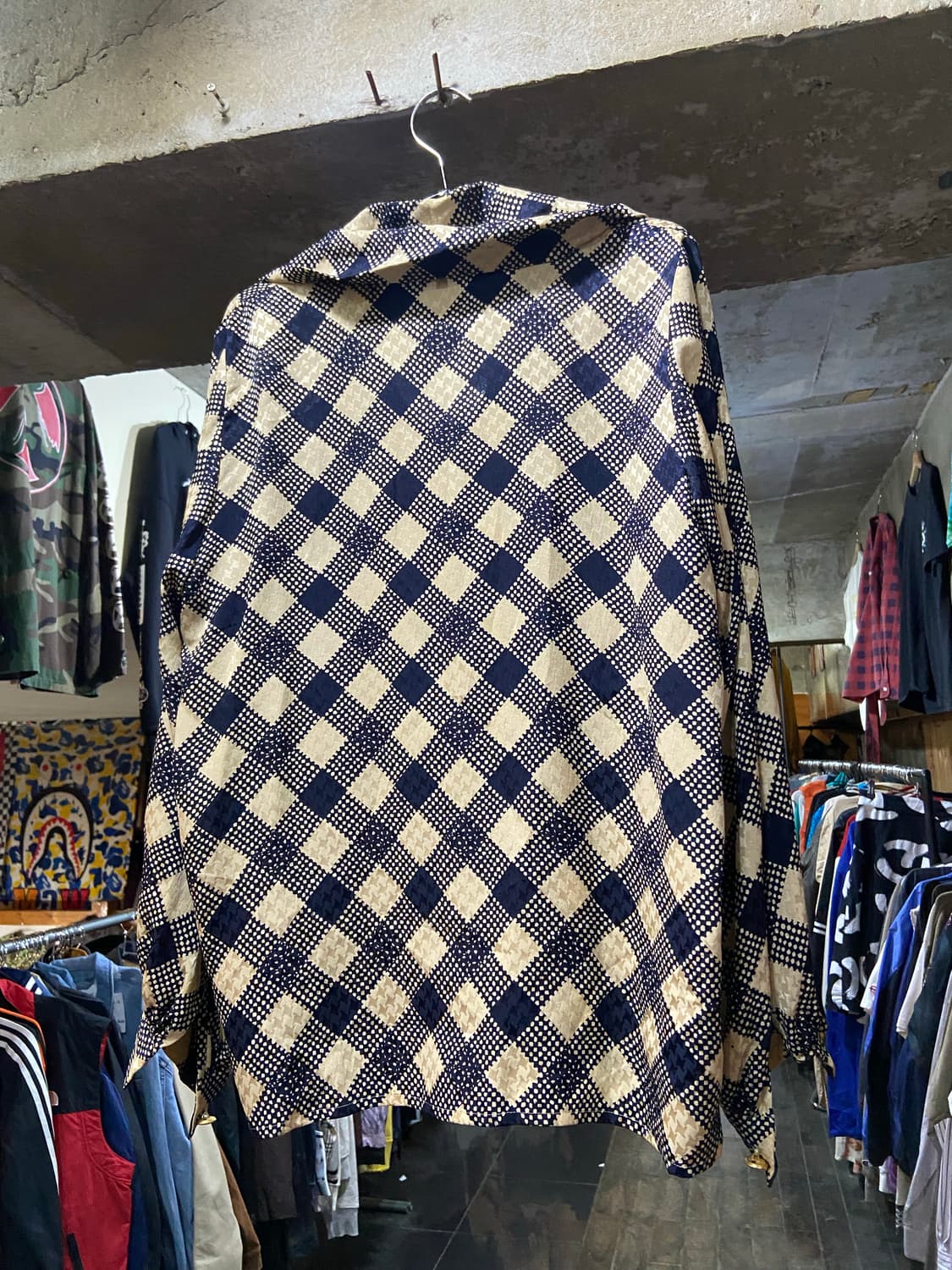 90s Yves Saint Laurent 이브 생 로랑 패턴 셔츠 상품이미지6