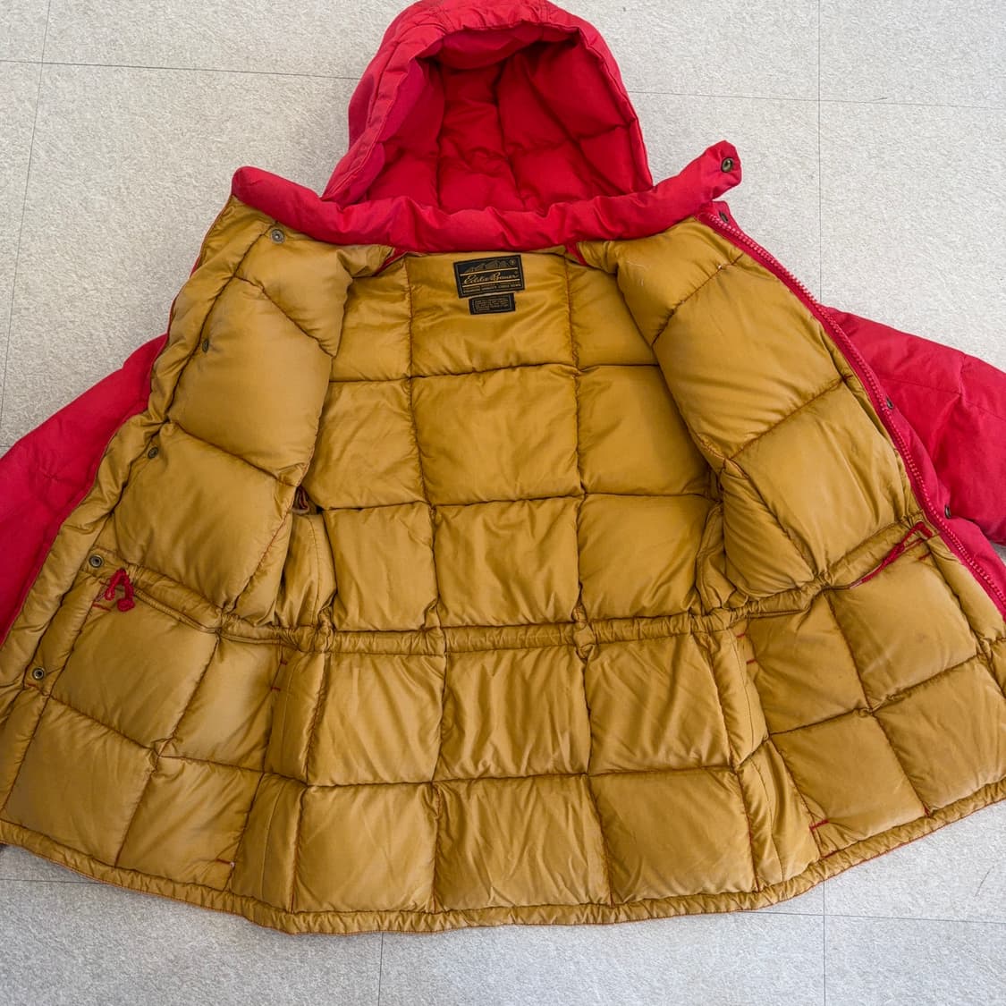 80-90s 에디바우어 카라코람 구스다운 상품이미지9