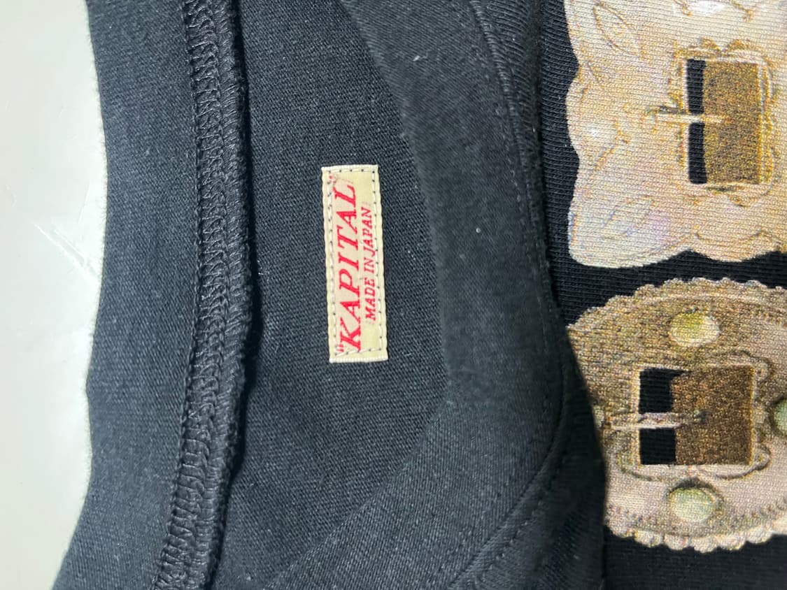 캐피탈 20 크루 티셔츠 블랙 상품이미지4