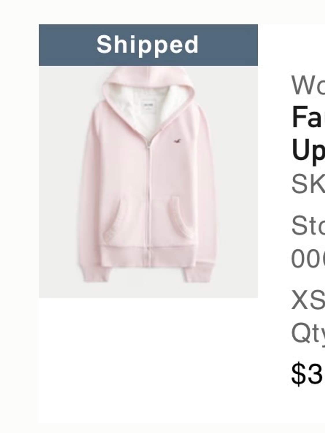 홀리스터 퍼 후드집업 상품이미지2