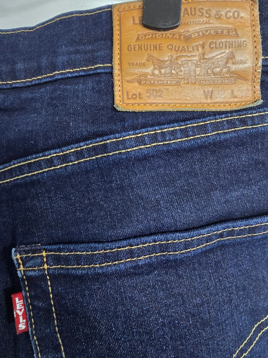 리바이스 502청바지 데님 진청 (1889) 상품이미지3