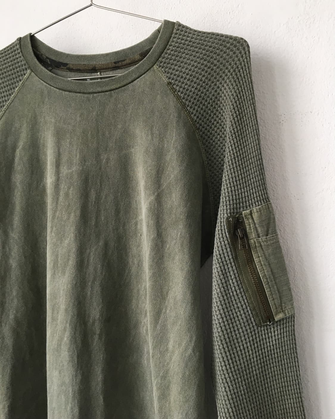 Washing waffle layered sleeve 상품이미지2