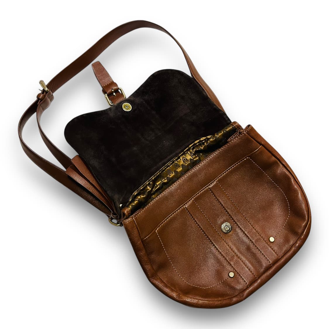 롱샴 OG Balzane 브라운 레더 크로스바디 백 상품이미지6