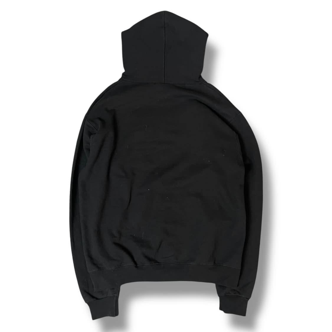 챔피온 에코 어센틱 블랙 코튼 혼방 후드티 M 상품이미지2