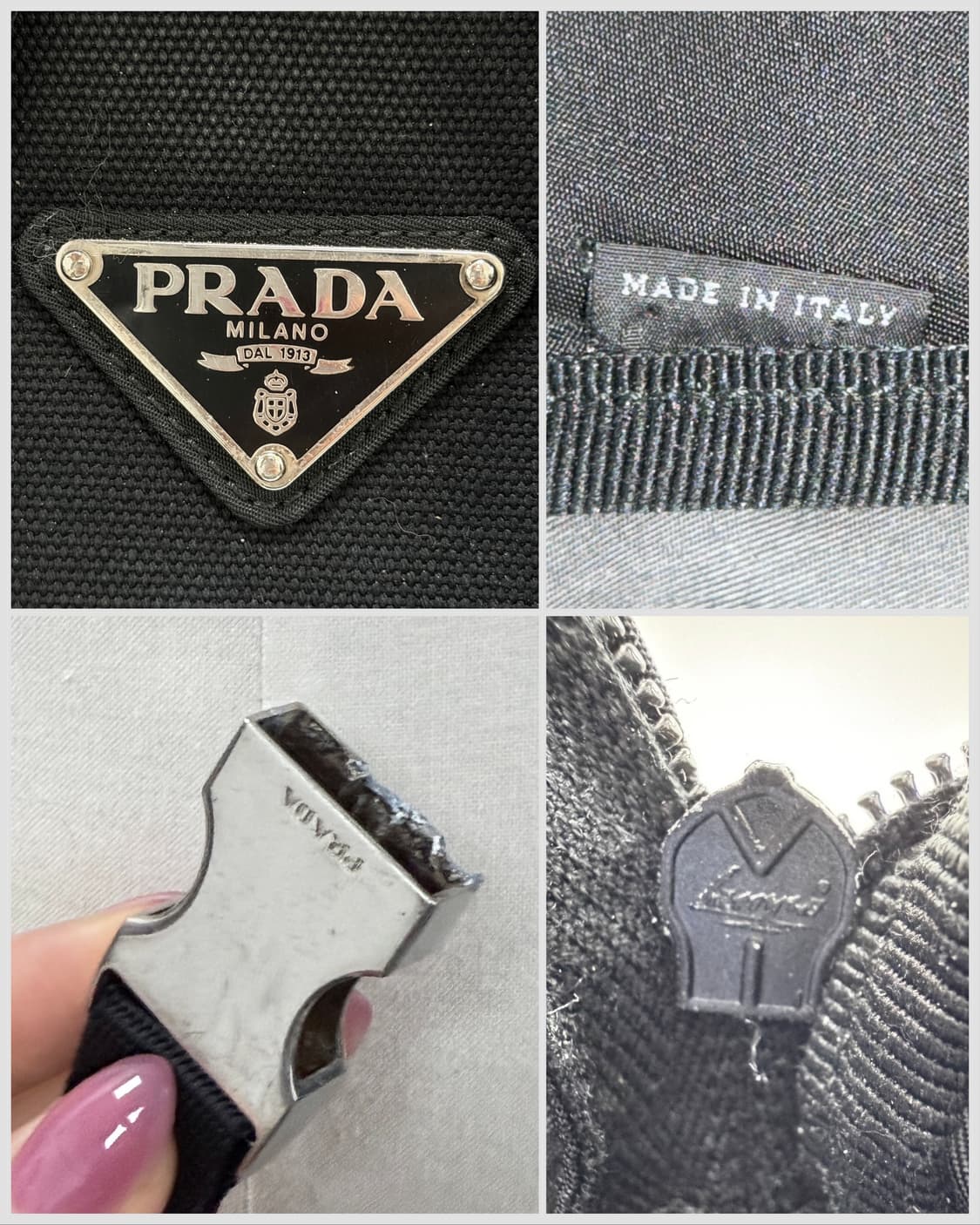 프라다 V136 나일론 멀티포켓 백팩 상품이미지10