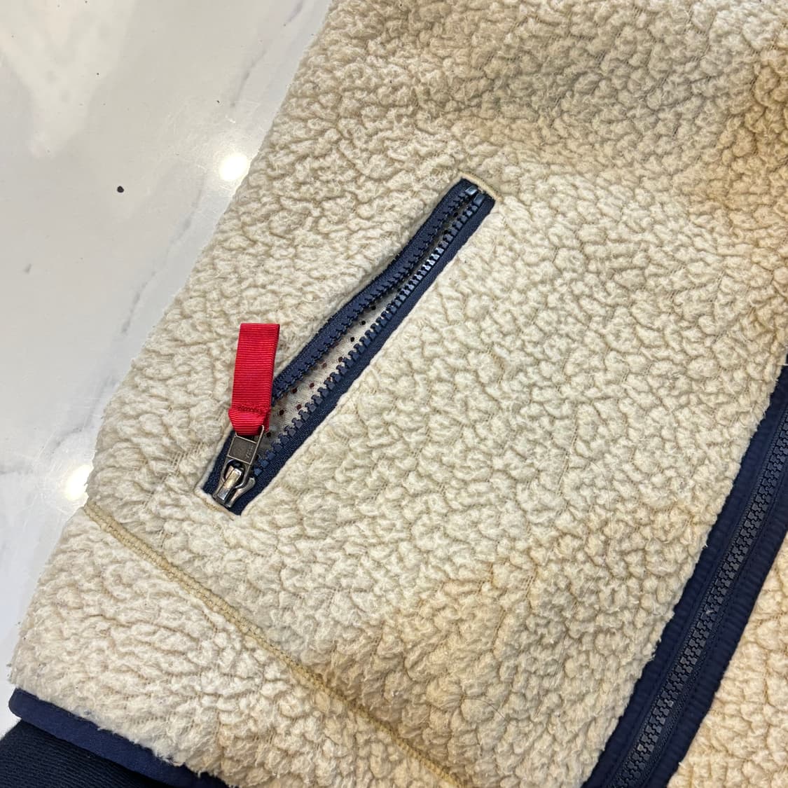 파타고니아 레트로파일 후리스 조끼 S 베이지 상품이미지4