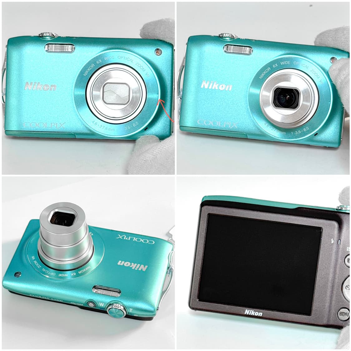 니콘 쿨픽스 S3300 민트 빈티지디카 상품이미지4