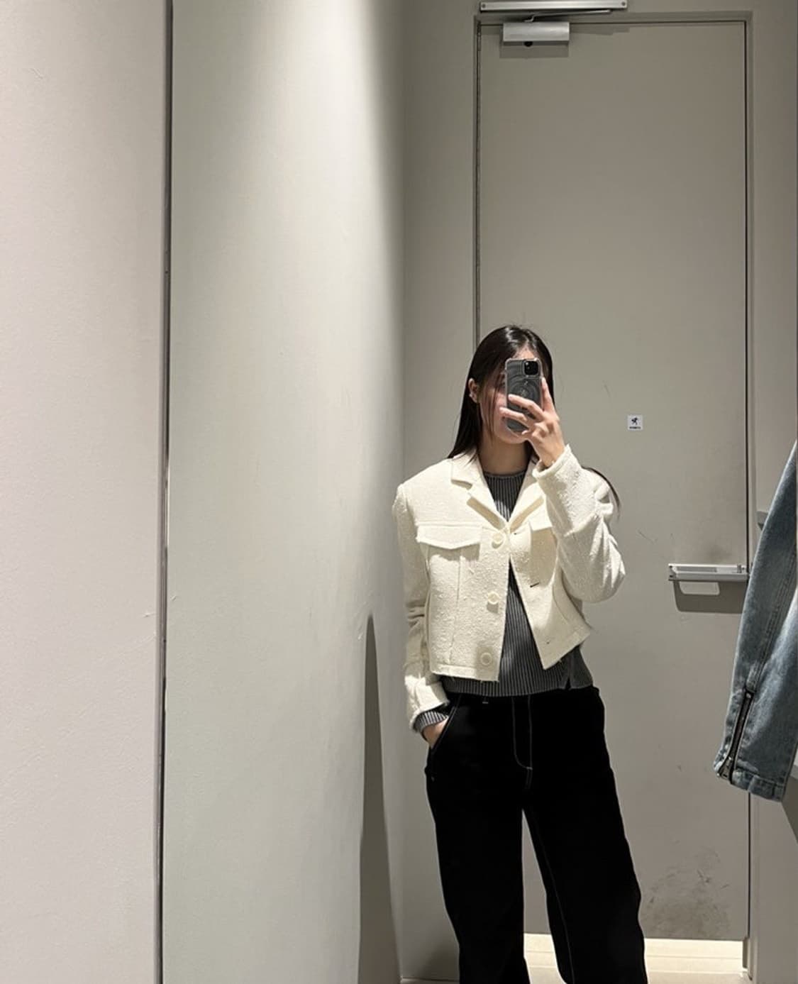 인사일런스 크롭 트위드 자켓 상품이미지3