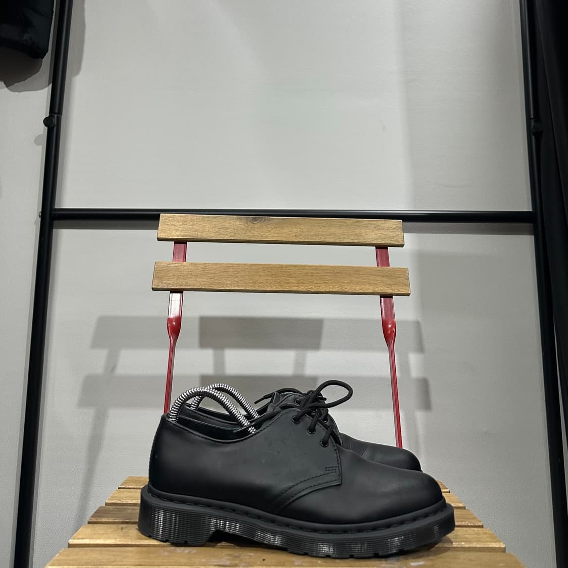 UK7) 닥터마틴 로퍼 남성 남자 구두 1461 모노 블랙 14345 상품이미지1