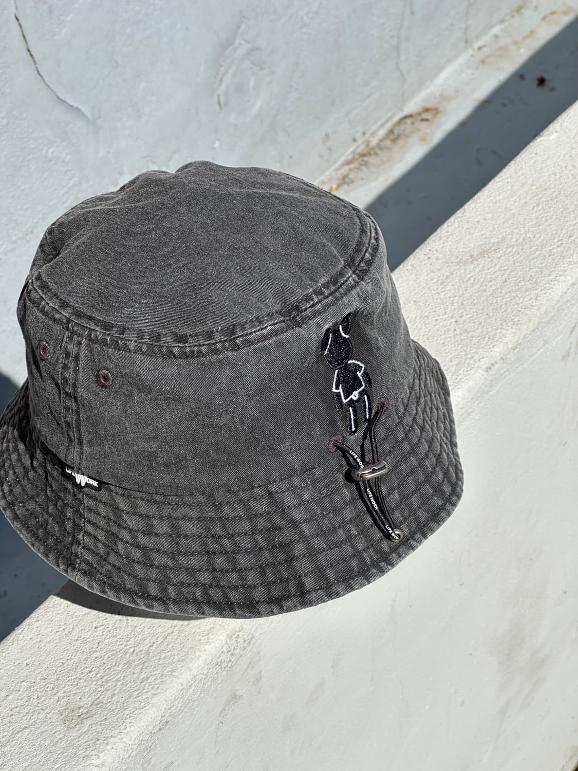 [M] 라이프워크 히든베어 버킷햇 모자 상품이미지4