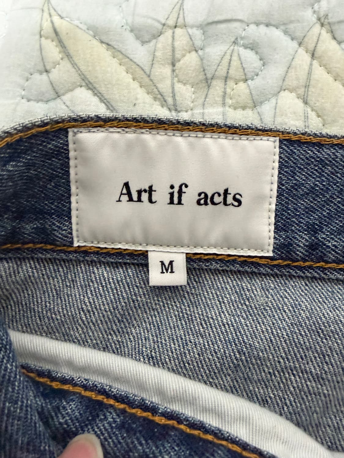 아트이프액츠 5P 레귤러 데님팬츠 유즈드 인디고 M 상품이미지3