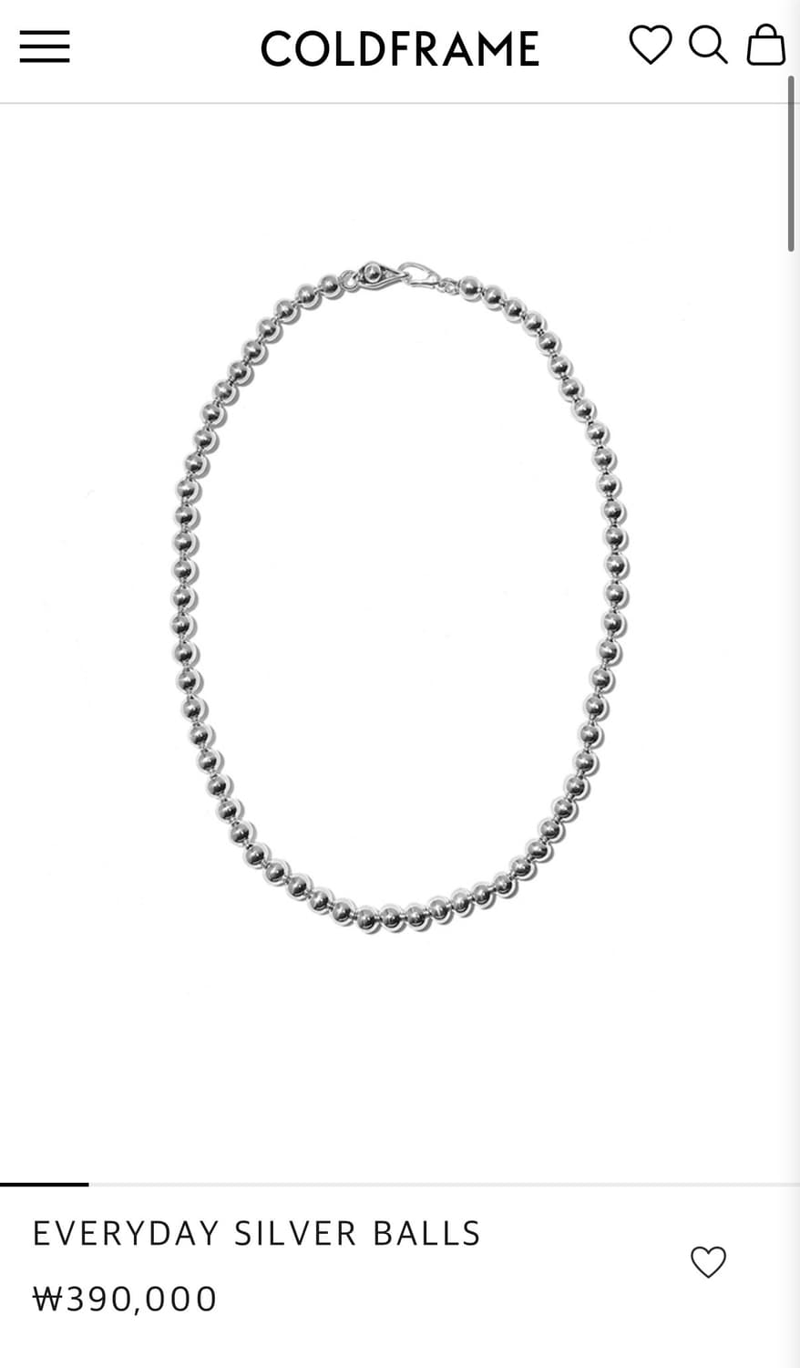 coldframe everyday silverballs  상품이미지3