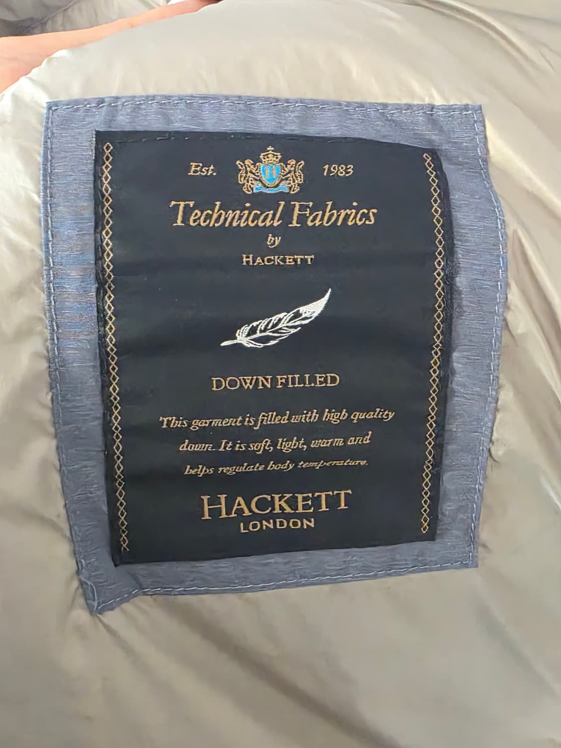 hackett london 다운셔츠 더스티블루 100사이즈 상품이미지4