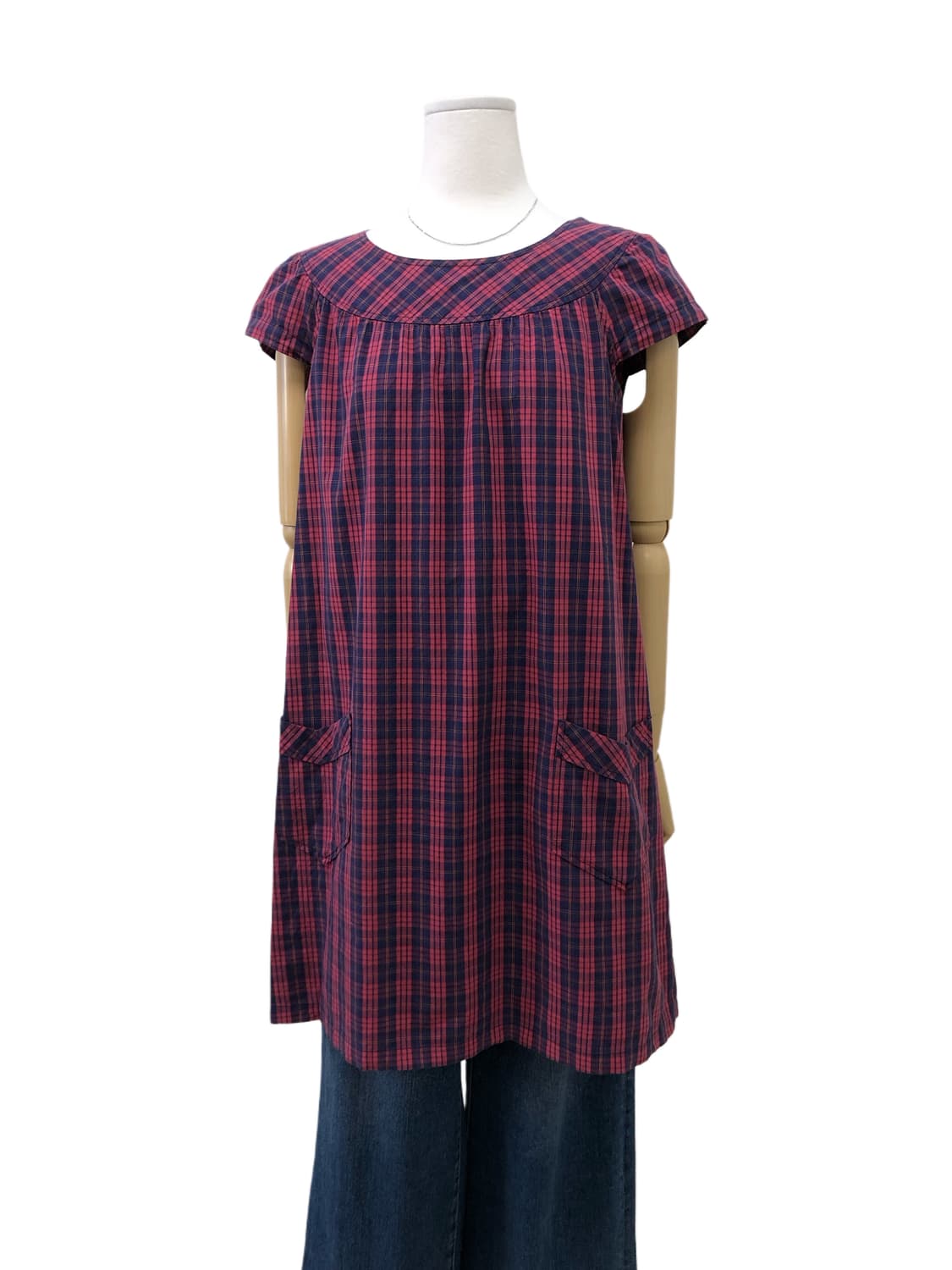 A.P.C. 아페쎄 체크 원피스 상품이미지4