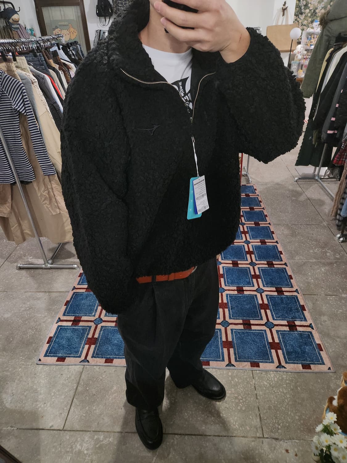 미즈노 x 에스티유 플리스 하프 집업 (M) 상품이미지2