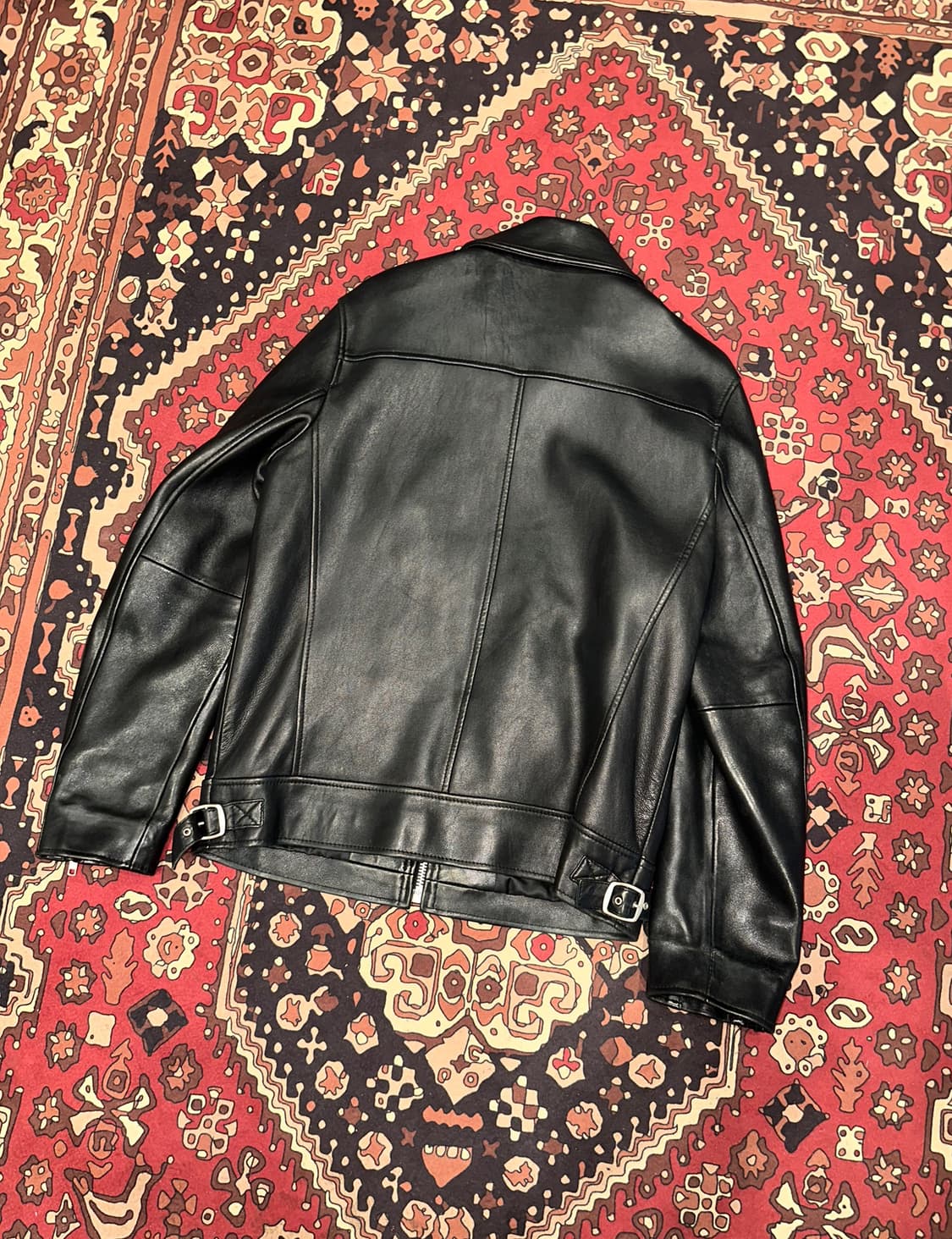 ( L ) 바이커가죽 바이커자켓 라이더자켓 양가죽자켓 봄버자켓 상품이미지3