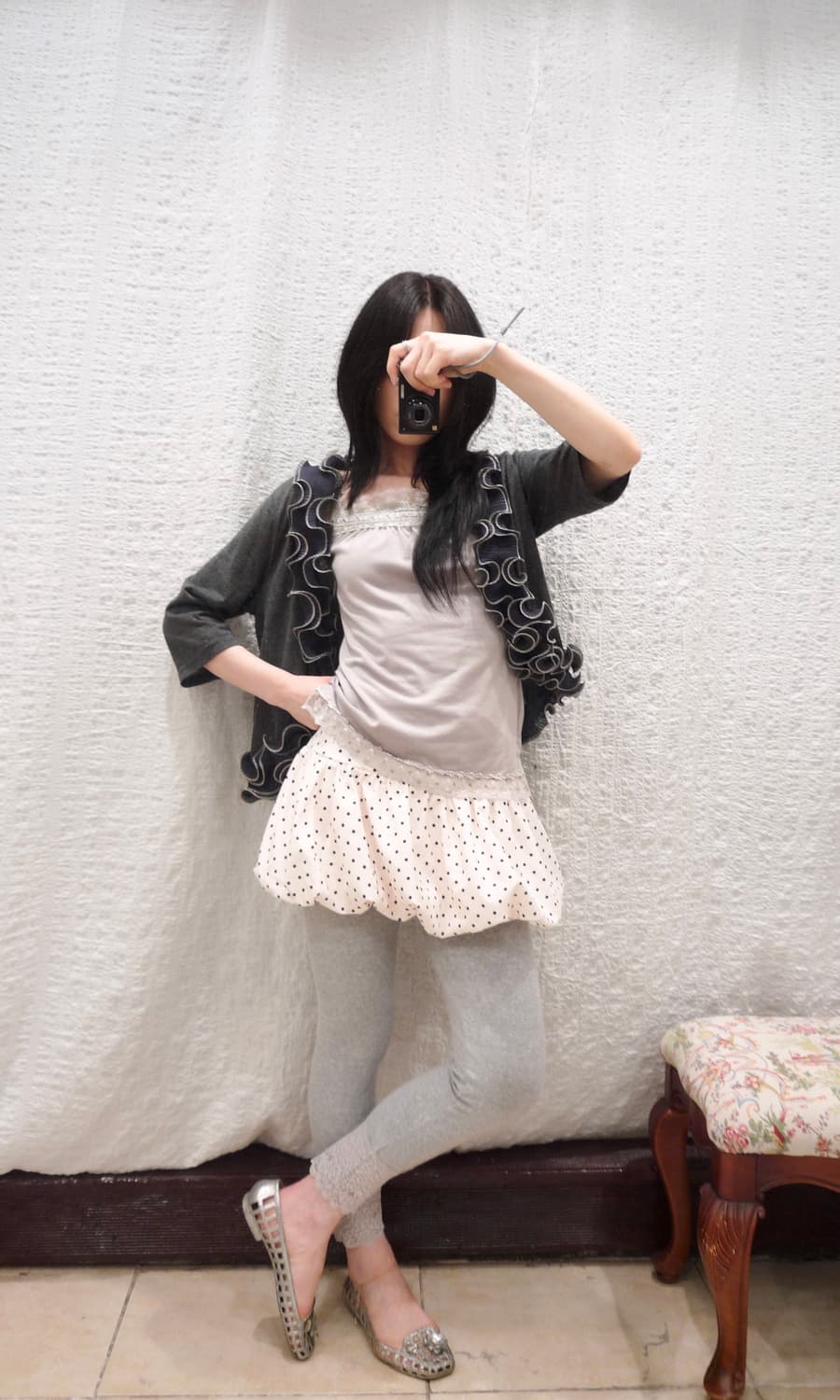 Moonwave Frill Cardigan 상품이미지2