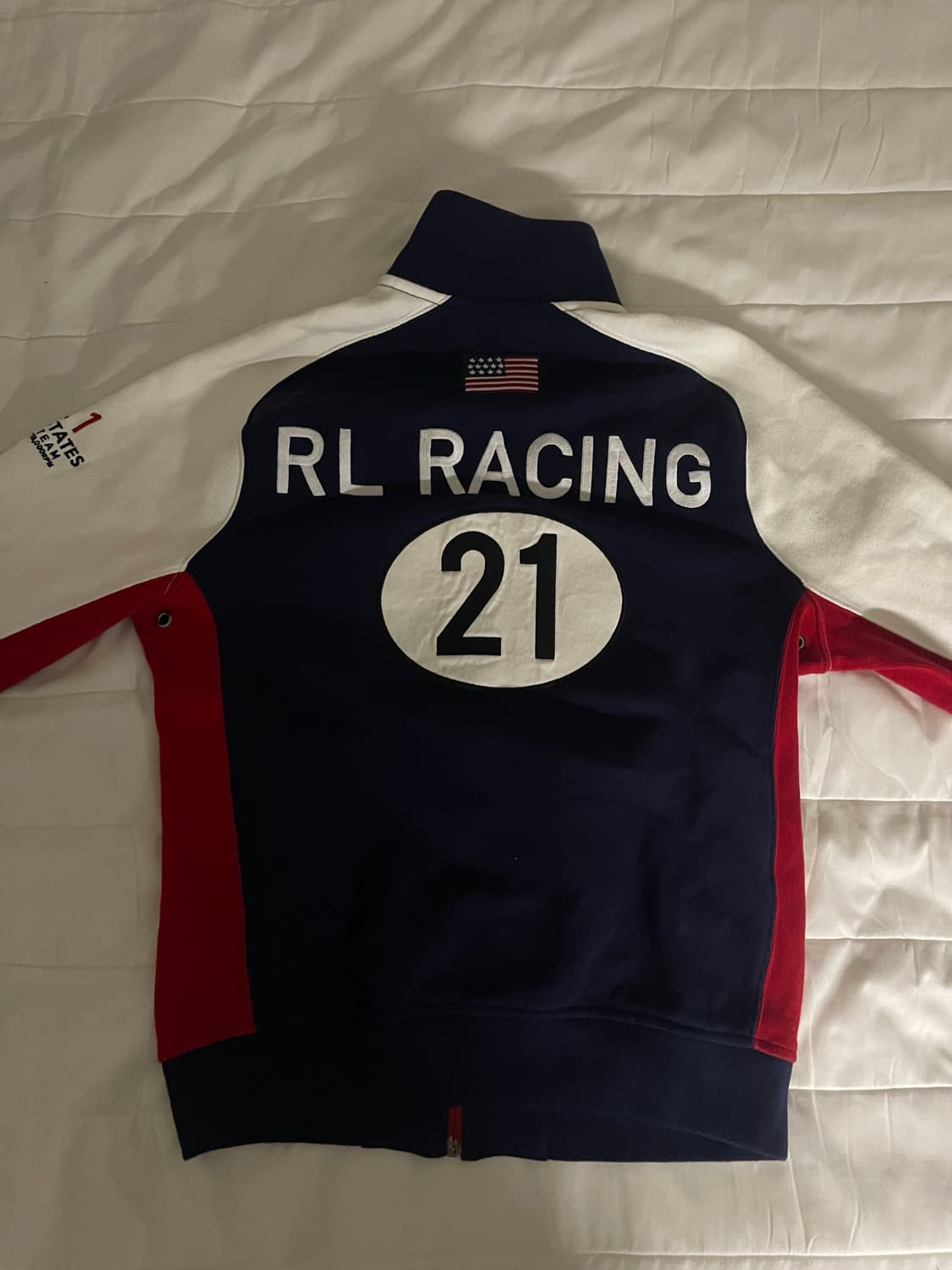 폴로 빅포니 성조기 레이싱 집업져지(M) 상품이미지2