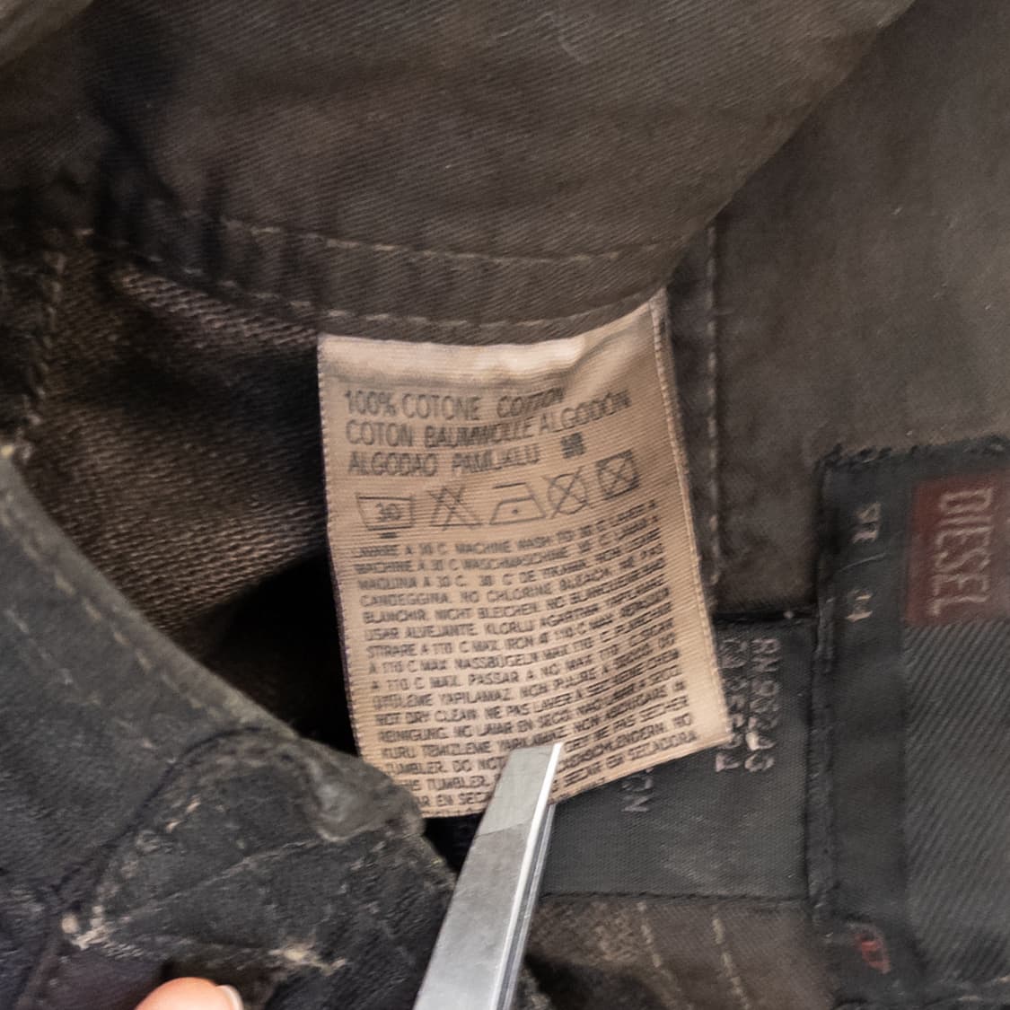 디젤 y2k 데님 스커트 상품이미지7