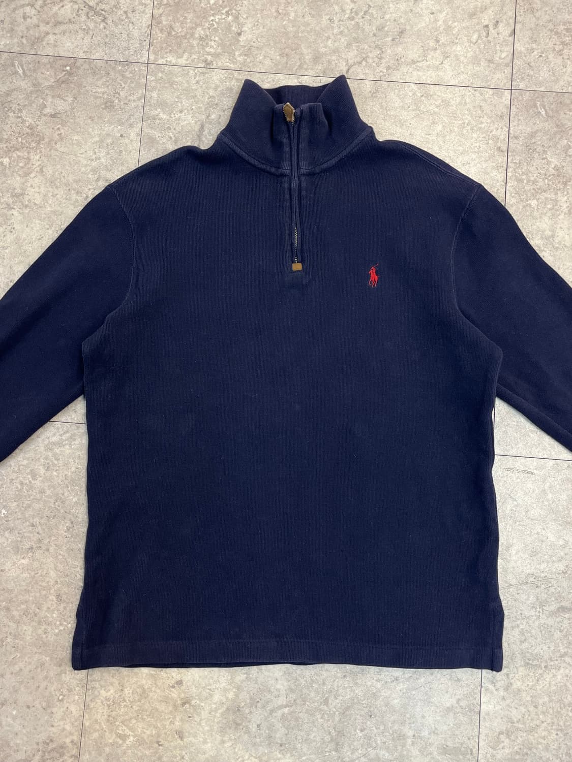 폴로 랄프로렌 반집업 니트 네이비 S #csz2671 상품이미지5