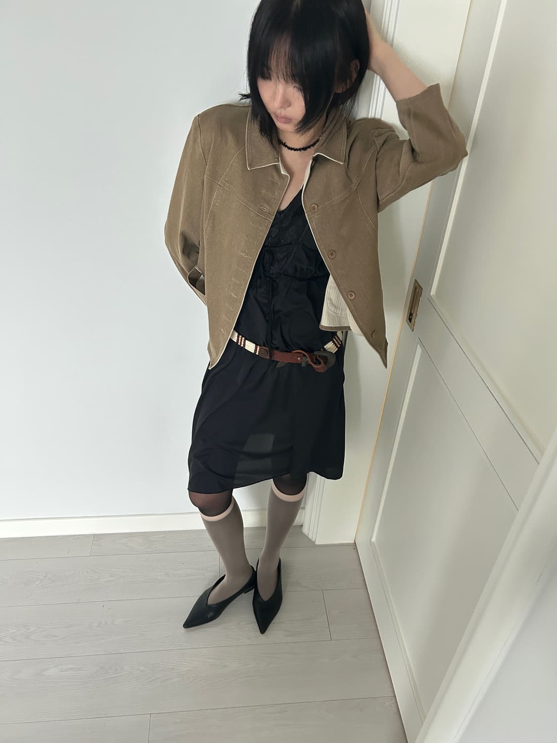 Olive Green Pocket Jacket / 빈티지 자켓 상품이미지2