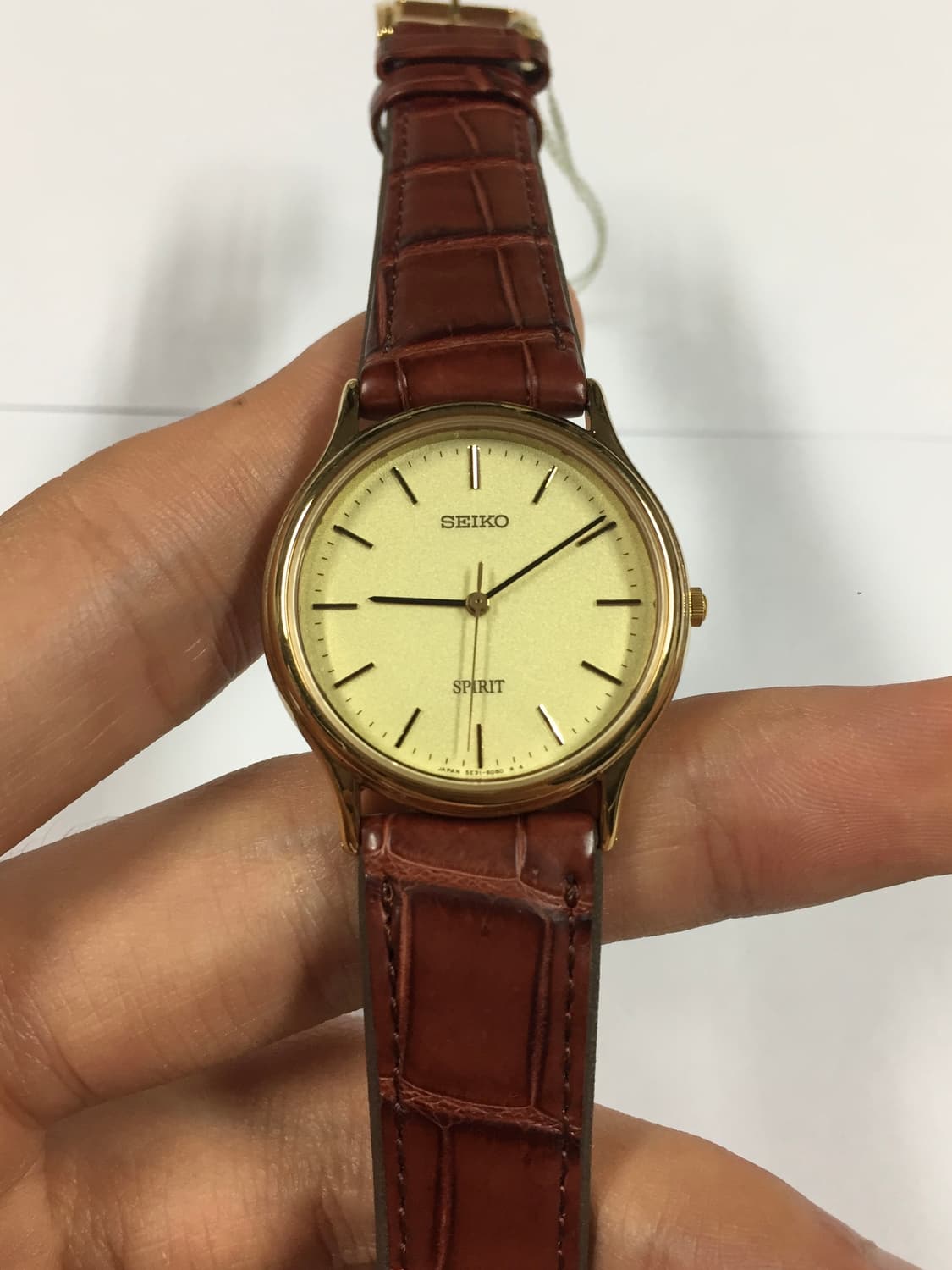 새상품 90s seiko spirit quartz gold 상품이미지2