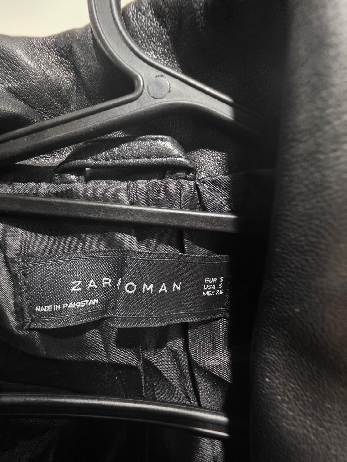 자라 우먼 양가죽 라이더 자켓 S 상품이미지3