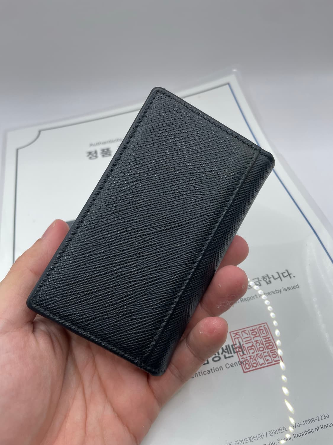 프라다 1MC122 메탈 로고 카드 케이스 지갑 상품이미지4