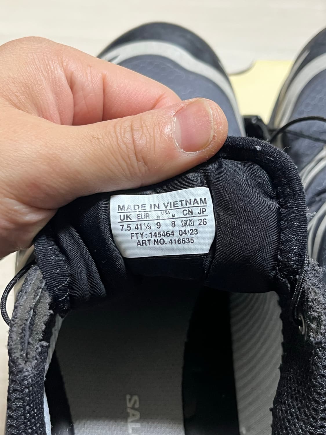 살로몬 xt-6 고어텍스 블랙 에보니 상품이미지2