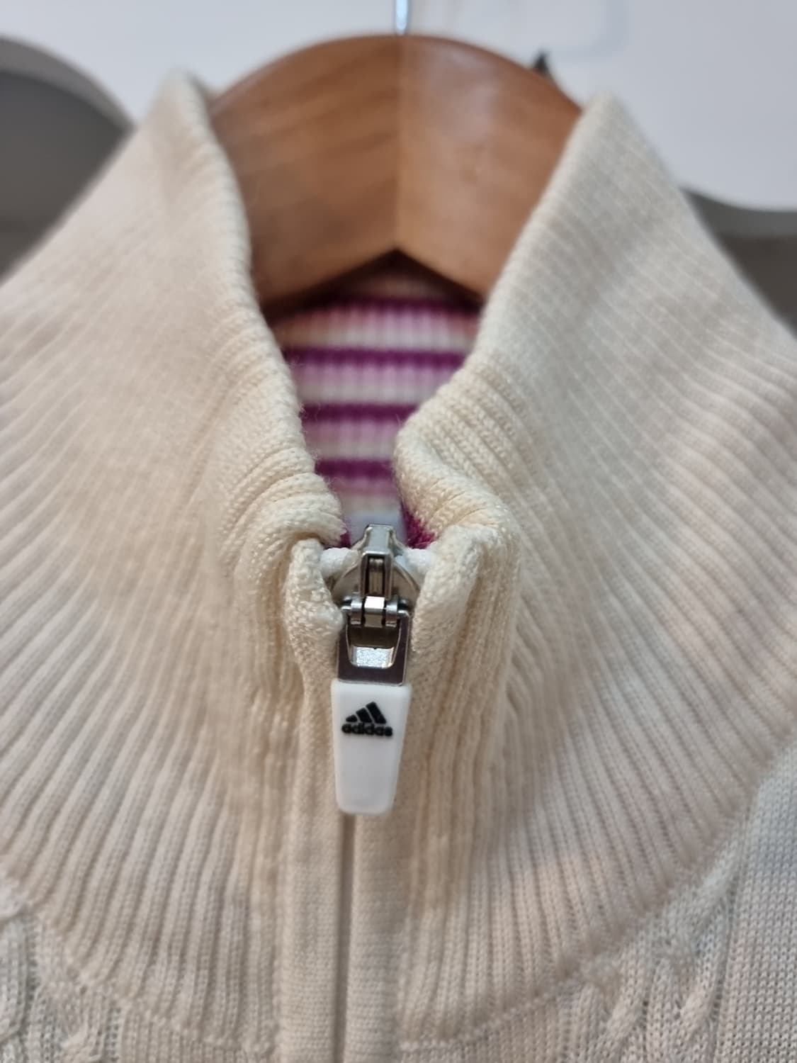 Adidas(아디다스) 투지퍼 케이블 니트 집업 상품이미지2