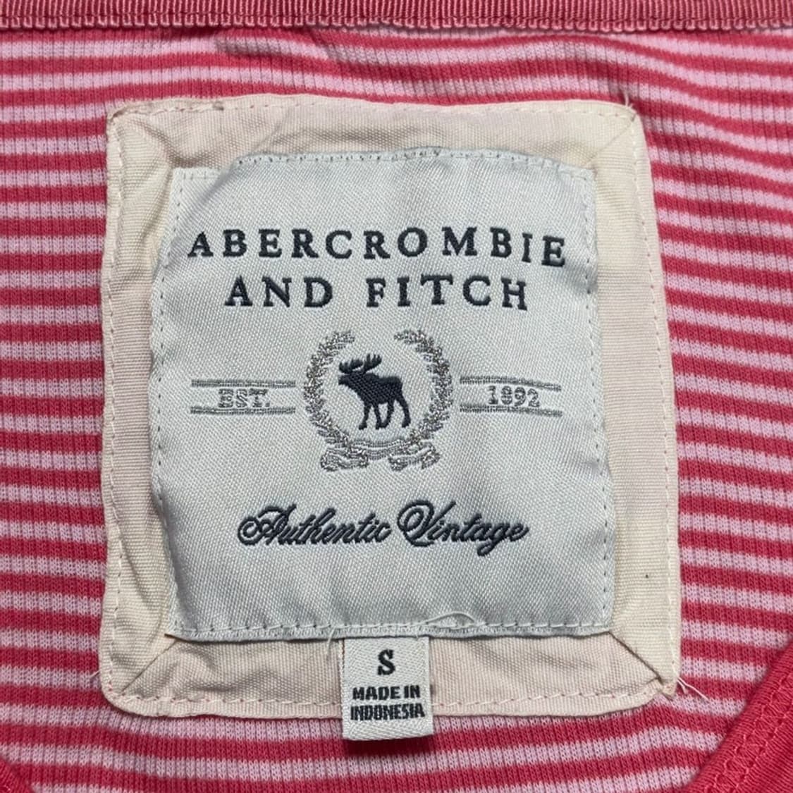 ABERCROMBIE & FITCH y2k 브이넥 롱슬리브 S 상품이미지4